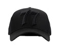 vista frontal con bordado 3d y piedras gorra barbas hats 77 